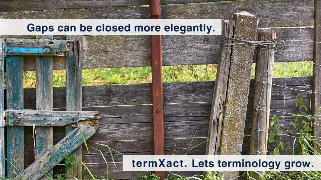 termxact lets terminology grow